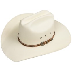 Larry Mahan Cattle Creek Cowboy Hat - 8X Straw, Cattleman Crown (For Men and Women)