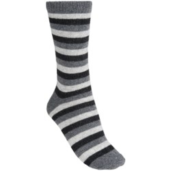 b.ella Three-Color Stripe Socks - Wool-Cashmere (For Women)