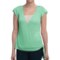 Specially made TENCEL® Wrap Shirt - Short Sleeve (For Women)