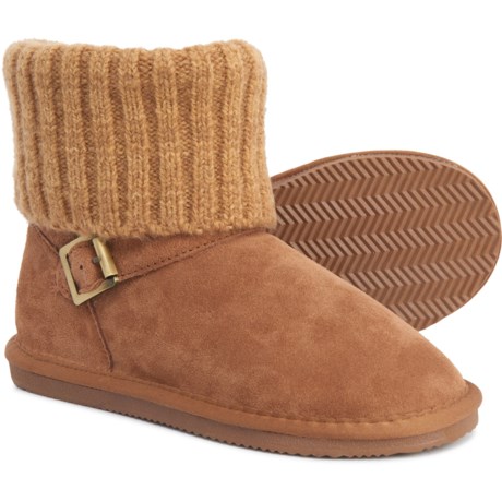 LAMO Footwear Hurry Zip Shearling Boots - Suede (For Toddler and Little Girls)