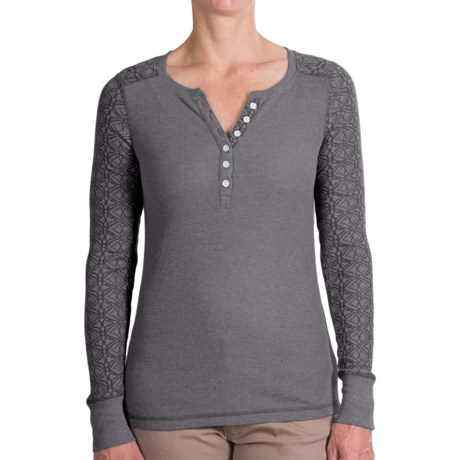 Aventura Clothing Liberty Thermal Henley Shirt - Long Sleeve (For Women)