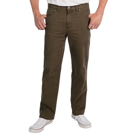 Riviera Red Cambridge Pants - Classic Fit (For Men)