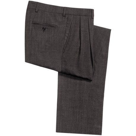 Riviera Maverick Pindot Dress Pants - Stretch Wool, Pleats (For Men)