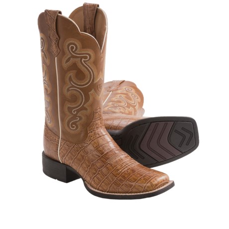 Ariat Quickdraw Cowboy Boots - Gator Print (For Women)