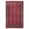 HRI Bokhara Collection Hand-Knotted Wool Accent Rug - 4x6’