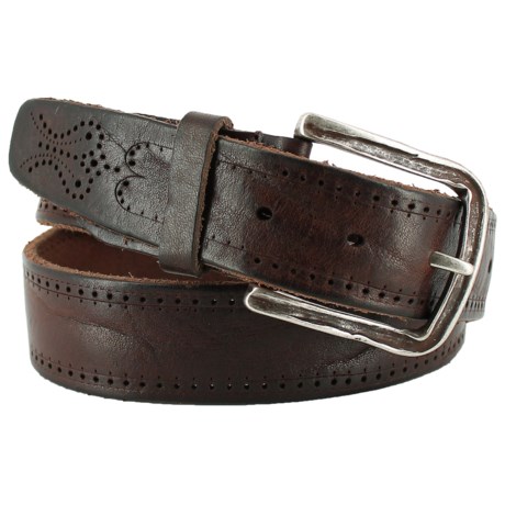 Remo Tulliani Perforated Leather Belt (For Men)