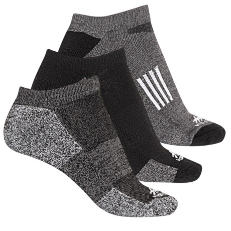 High Sierra Black Stripe MicroXtreme No-Show Run Socks - 3-Pack, Below the Ankle (For Women)