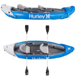 Hurley 2-Person Inflatable Surf Kayak Package - 9-Piece