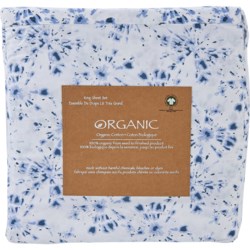 Organic King Cotton Fireworks Sheet Set - Multi-Blue