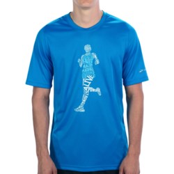 Brooks Happy Runner T-Shirt - Short Sleeve (For Men)