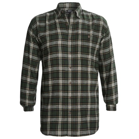 Canyon Guide Outfitters Yellowstone Flannel Shirt - Long Sleeve (For Tall Men)