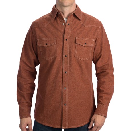 Canyon Guide Outfitters Channing Shirt - Chamois Cotton, Long Sleeve (For Men)