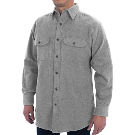 Canyon Guide Outfitters Great Plains Heather Chamois Shirt - Long Sleeve (For Men)