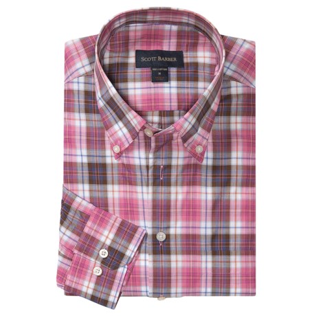Scott Barber James Fancy Check Shirt - Button-Down Collar, Long Sleeve (For Men)