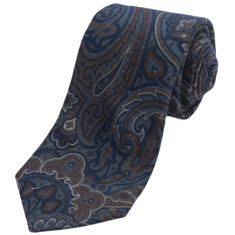 Altea Olona 1 Large Paisley Tie - Wool (For Men)