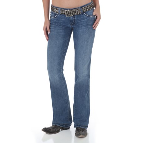 Wrangler Rock 47 Ultra Low Rise Jeans (For Women)