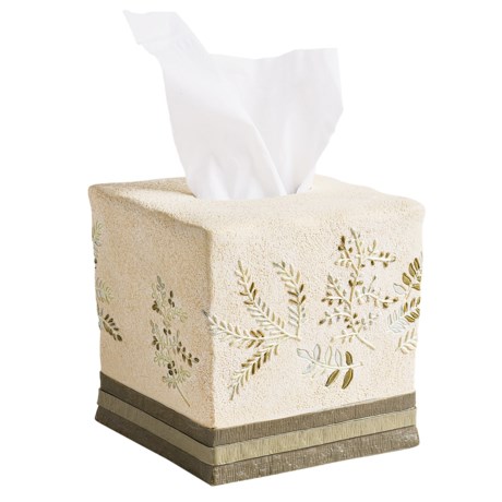 Avanti Linens Greenwood Collection Tissue Box Cover