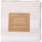 Organic King Cotton Sheet Set - Beige Stripe