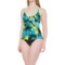 ZeroXposur Shade Halter Tankini Top and Bikini Bottoms Set - UPF 30+