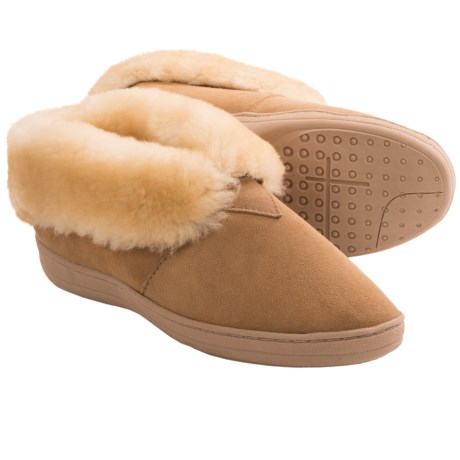 Clarks Shearling Bootie Slippers (For Men)