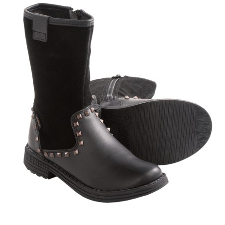 Umi Abbie Leather Boots (For Little Girls)