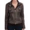 Old Gringo Hooded Lambskin Leather Jacket - Tailored Fit (For Women)