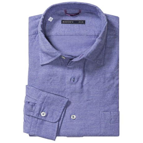 Mason's Mason’s Brushed Cotton Shirt - Long Sleeve (For Men)
