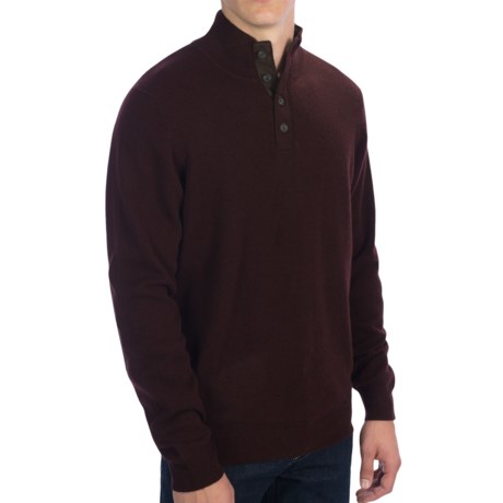 Forte Cashmere Mock Neck Sweater (For Men)