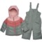 OSH KOSH Little Girls Jacket and Bibs Snowsuit - Insulated