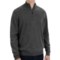Forte Cashmere Classic Sweater - Zip Mock Neck (For Men)