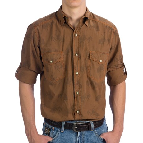 Ryan Michael Barn Fly Trading Print Shirt - Long Sleeve (For Men)