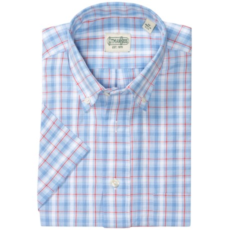 Gitman Brothers Cotton Sport Shirt - Short Sleeve (For Men)