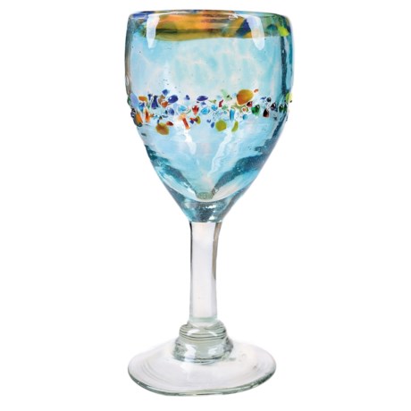 Global Amici Del Sol Glass Goblet - Recycled Materials