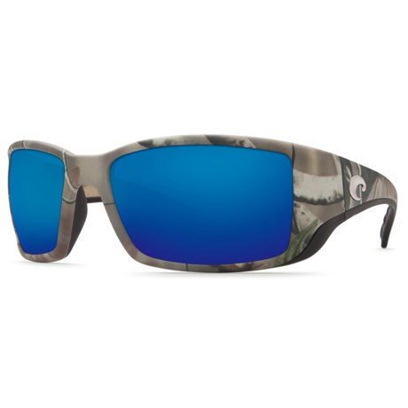 Costa Blackfin Camo Sunglasses - Polarized, Mirrored 400G Lenses