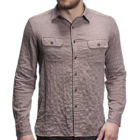 Agave Denim Bronson Herringbone Shirt - Long Sleeve (For Men)