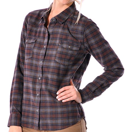 Gramicci Montana Flannel Shirt - Long Sleeve (For Women)
