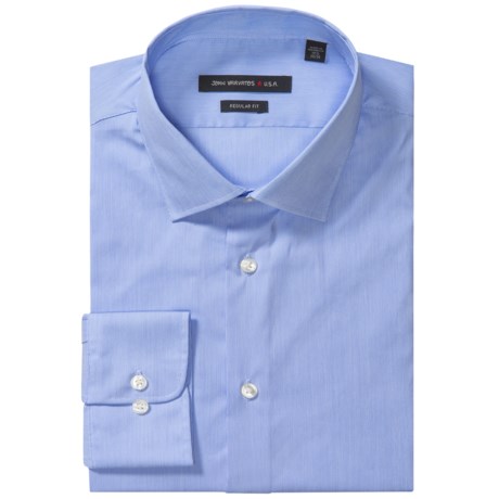 John Varvatos Star USA Stripe Dress Shirt - Regular Fit, Stretch Cotton Blend (For Men)