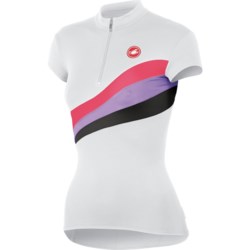 Castelli Gisele Cycling Jersey - Zip Neck, Short Sleeve (For Women)