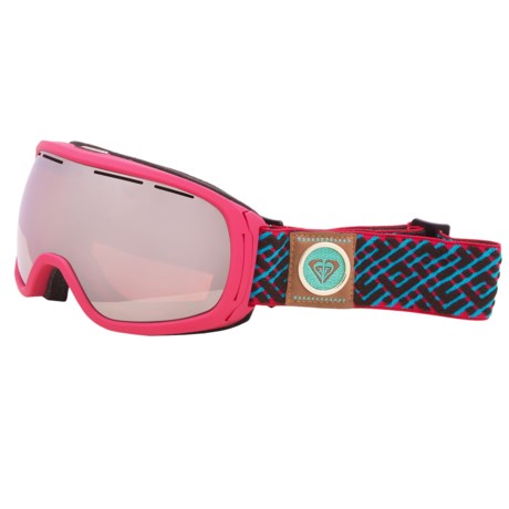 Roxy Rockferry Snowsport Goggles - Mirrored Lens (For Women)
