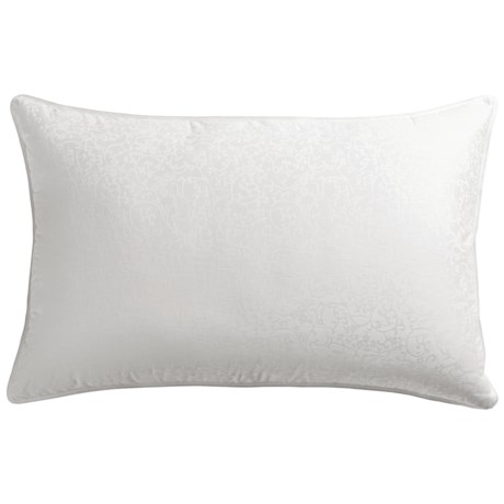 Down Inc. 300 TC Morning Glory Jacquard 26 oz. Down Pillow - Queen, Firm Support