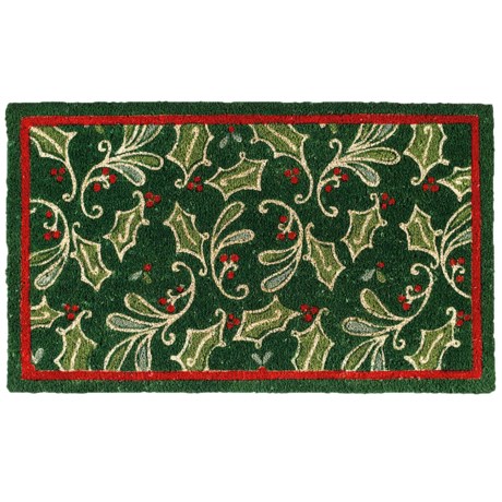 Kane Home Holiday Holly Doormat - 16x27”