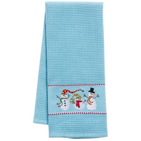 DII Winter Embroidered Dish Towel