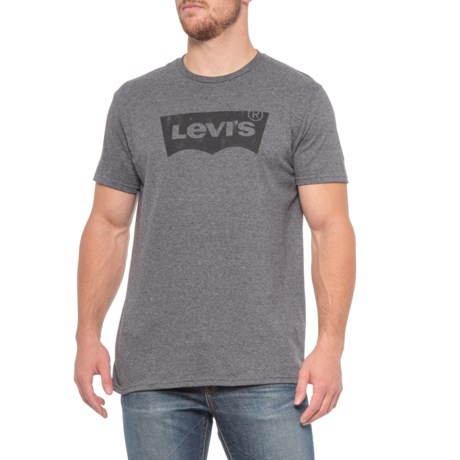 Levi's Heather Charcoal New Logo Graphic T-Shirt - Short Sleeve (For Men)