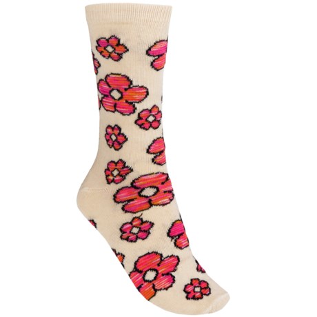 Nouvella Flower Power Socks - Crew (For Women)