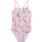 GINGERLILLY Little Girls Patterned One-Piece Swimsuit - UPF 50+