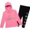 adidas Little Girls Hooded Shirt and Tights Set - Long Sleeve