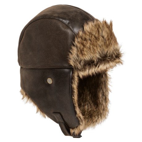 Grand Sierra Faux Trapper Hat (For Men)
