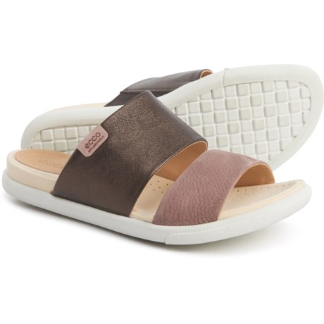 ECCO Damara Slide Sandals - Leather (For Women)