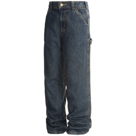 Carhartt Denim Dungaree Jeans - Flannel Lined (For Boys)
