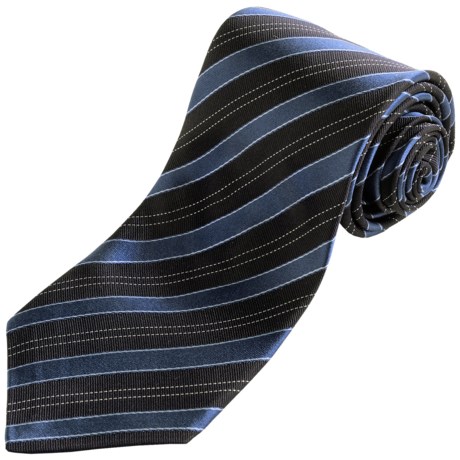 John Varvatos Star USA Diagonal Beaded Stripe Tie - Silk (For Men)